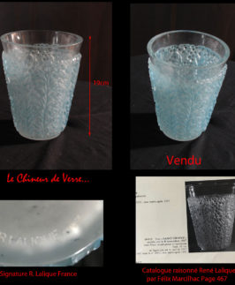 René Lalique : Vase St Tropez (Copie)