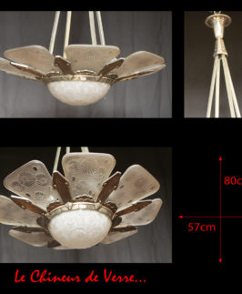 Lorrain : Lustre aux Zinnias