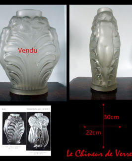 Etling et Lucile Sevin : Vase "Femme échevelée"