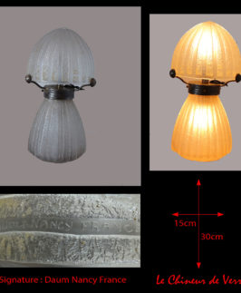 Daum Nancy : lampe de table