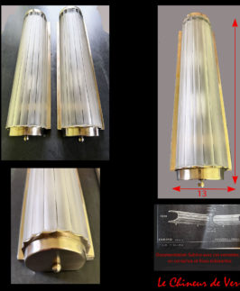 Sabino : Paire d'appliques